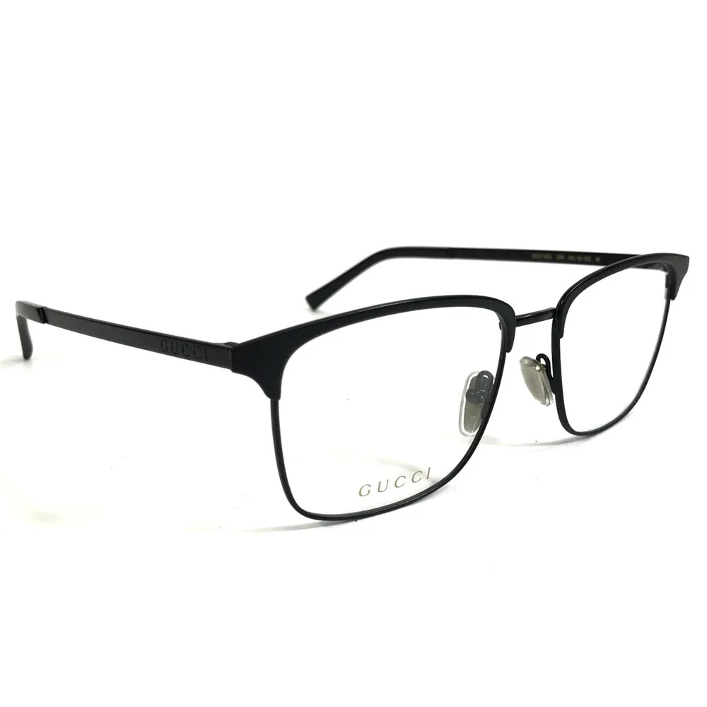 Gucci Eyeglasses Frames GG2135O 006 Matte Black Square Full Rim 56-18-155